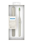 PHILIPS One by Sonicare Rechargeable Toothbrush, Brush Head Bundle, Snow, BD1004/AZ