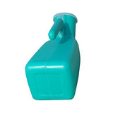YUMSUM Thick Firm Male Urinal Urine Bottle with Replacement Lids 32oz./1000mL (Green,2 Pack)