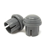 Top Glides Durable Mushroom Walker Glide Caps - 3 Pairs (Gray)