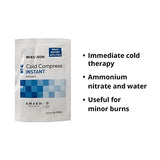 McKesson Cold Compress, Instant Cold Pack, Disposable, 4 in x 6 in, 1 Count, 24 Packs, 24 Total