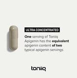 Toniiq Ultra High Strength Apigenin - 100mg Concentrated Formula - 98%+ Highly Purified - 180 Vegetarian Capsules