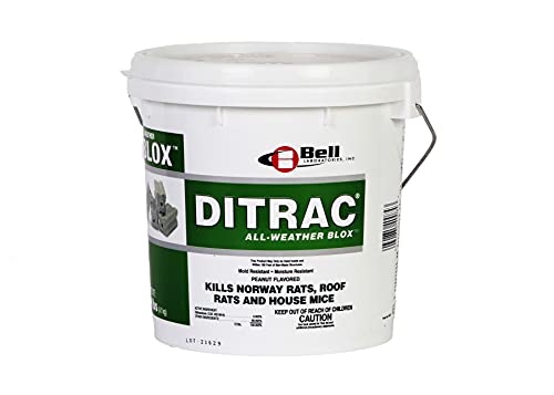 Bell Labs Ditrac Blox 4# Rodent Poison Bait- Diphacinone