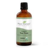 Plant Therapy Organic Tea Tree Oil (Melaleuca) 100% Pure, USDA Certified Organic, Undiluted, Natural Aromatherapy, Therapeutic Grade 100 mL (3.3 oz)