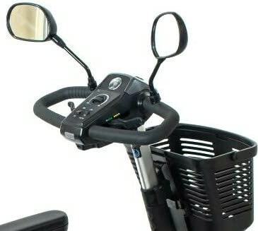 Rear View Mirror Pair For Most Pride Mobility Scooters (Only Works With Scooters With Screw Holes On the Tiller)