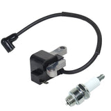 BOSFLAG 801268 Ignition Coil with 801254 Spark Plug Replaces 683080, 683215, 684048, 684049, 99-2911, 99-2916 for Toro CCR2400, CCR2450, CCR2450GTS, CCR2500, CCR3000, CCR3600, CCR3650 Snowthrowers