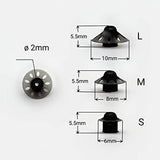 Phonak Compatible Hearing Aid Domes Open Smokey 10mm Large 20 Pcs Pack