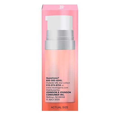 Neutrogena Bright Boost Illuminating Face Serum with Neoglucosamine & Turmeric Extract for Even Skin Tone, Resurfacing Serum for Face to Reduce Dark Spots & Hyperpigmentation, 0.3 fl. oz