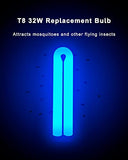 BF190 Replacement Bulb Compatible with Flowtron BK-40D Bug Zapper, 10 Inch FUL32T8/BL U Type Replacement Light Bulb for 32W Outdoor Electronic Insect Mosquito Killer, 2 Pack