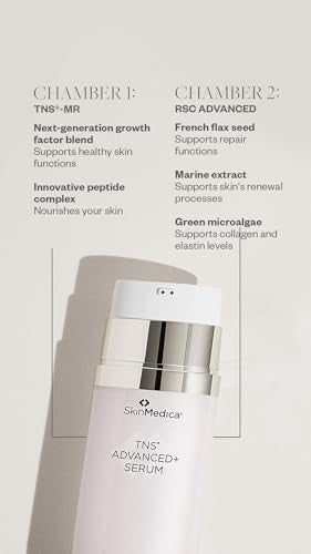 SkinMedica TNS Advanced+ Serum - Our Premium Facial Skin Care Product, the Secret to Flawless Skin. Age-Defying Face Serum for Women is Proven to Address Wrinkles and Fine Lines for Glowing Skin, 1 Oz