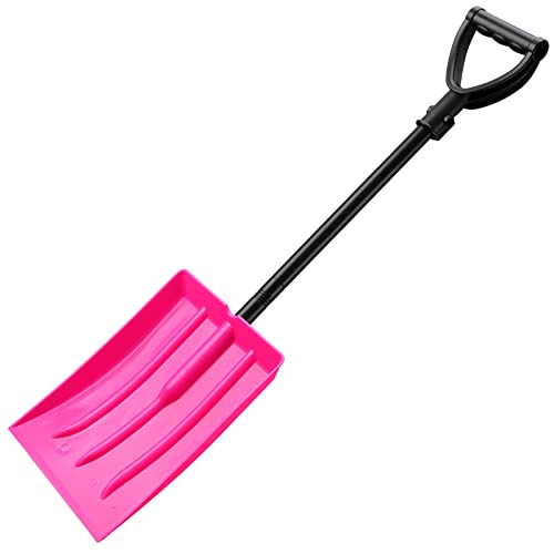 Snow Shovel for Kids Toddler, Light Weight Kids Snow Shovel with Steel Handle, Heavy Duty Emergency Shovel for Car, Detachable Shovel for Driveway Home Garden Camping Beach