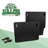 Rat Bait Stations by Eco Pro Pest Control | 2-Pack, Refillable Rat & Mouse Bait Station | Kid & Pet-Safe Indoor & Outdoor Rat Bait Station | with 2 Locks & Keys | Cruelty-Free Rat Trap Alternative