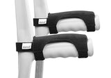 KMINA - Forearm Crutch Pads with Velcro Straps (x2 Units), Pads for Crutches, Crutch Covers Pads, Crutch Cushions for Hands, Padding Crutches for Adults, Crutch Hand Grips - Made in Europe