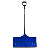 EarthWay Polar Tech 90026 Contractor 26 inch Snow Shovel with Metal Cutting Edge, Long Fiberglass Handle Shaft, Ergonomic D Handle and Quick Assembly