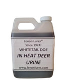 Lenon Lures Whitetail Doe in Heat Urine Trusted by Hunters Everywhere Since 1924 (Quart)