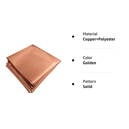 Amradield Copper Fabric Blocking RFID/RFReduce EMF/EMI Protection Cer kateminimalist