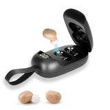 Hearing Aids for Seniors Adults with Noise Cancelling,Rechargeable Digital Hearing Amplifier 16 Channels In-Ear Hearing Aids for Hearing Loss,With Power Display Charger Case.
