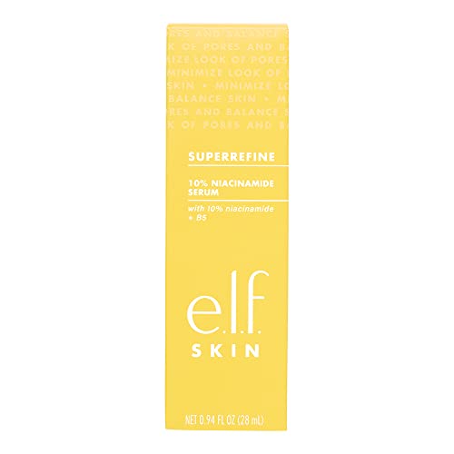 e.l.f. SKIN SuperRefine 10% Niacinamide Serum, Concentrated Gel Serum To Balance, Calm & Smooth Skin, Minimises The Look Of Pores