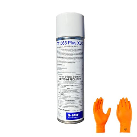 PT 565 Plus XLO Insecticide for Residue-Free Pest Control - with USA Supply Protective Gloves