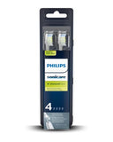 Philips Sonicare Genuine W DiamondClean Replacement Toothbrush Heads, 4 Brush Heads, White, HX6064/65