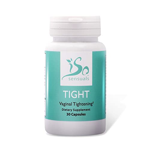 IsoSensuals TIGHT Vaginal Tightening Pills - Rejuvenate and Balance with Manjakani, Kacip Fatimah (1 Bottle)