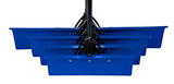 EarthWay Polar Tech 91048 48" Professional Snow Pusher with Fiberglass Shaft, Snow Shovel for driveways, Snow Pusher for Tall People, D-Shaped Handle, and Quick Assembly