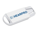 HEARPRO Size 312 Long-Lasting Hearing Aid Batteries 60 Pack - Mercury-Free - Zinc Air Technology - Made in USA - Plus Keychain Battery Case