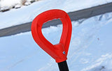 Bigfoot Premium Poly Snow Shovel with Metal Lifesaver Handle and Metal Edge