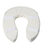 DMI Raised Toilet Seat Cushion Seat Cushion and Seat Cover to Add Extra Padding to the Toilet Seat while Relieving Pressure, Tear Resistant, FSA & HSA Eligible, 2 Inch Pad, White