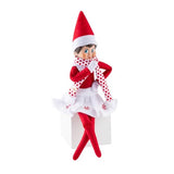 The Elf on the Shelf Claus Couture Collection Snowflake Skirt & Scarf- Scout Elf Not Included