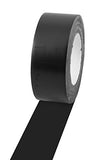 Champion Sports Vinyl Tape, 2” Wide x 60 Yards Long, Black - Durable Floor Marking Tape for Social Distancing, School, Gyms, Restaurants - Tough Floor Tape for Heavy Foot Traffic and Equipment