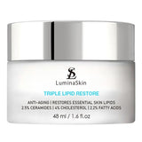 LuminaSkin Triple Lipid Restore Cream Anti-Aging Face Moisturizer Peptide Cream Facial Skin Care with Ceramides and Fatty Acid - 48 ml /1.6 fl oz