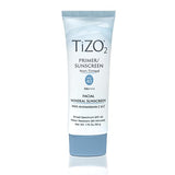 TiZO2 Facial Mineral Sunscreen and Primer, Non-tinted Broad Spectrum SPF 40 with Antioxidants, Sheer matte finish, Fragrance-Free, Oil-Free, Dermatologist-recommended, PA++++ 1.75 oz