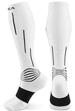 NEENCA Compression Socks for Men & Women – 20-30 mmhg Knee High Compression Socks for All Day Wear, Circulation, Swelling, Athletic - 1 Pair (White)