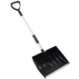 Snow Shovel, Snow Shovel for Driveway, Large Portable Ergonomic Snow Shovel with D-Grip Handle and Metal Blade Edge, 48-Inch Detachable Snow Shovel for Car, Truck, Garden, Camping