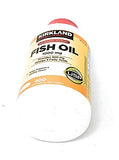 Kirkland Signature Fish Oil Concentrate with Omega-3 Fatty Acids, 800 Softgels, 1000mg