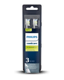 Philips Sonicare Genuine W DiamondClean Replacement Toothbrush Heads, 3 Brush Heads, White, HX6063/65