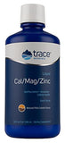 Trace Minerals | Liquid Cal/Mag/Zinc | Calcium, Magnesium, Zinc, Vitamin D3 | Dietary Supplement Supports Tissue, Muscle, and Bone Density | Natural Piña Colada Flavor | 64 Servings, 32 fl oz.