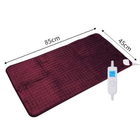 New 2023 Ambershine 45cmx85cm XXXL King Size Heating Pad with Fast-Heating Technology&10 Temperature Settings, Flannel Electric Heating Pad/Pain Relief for Back/Neck/Shoulders/Abdomen/Legs (Red)