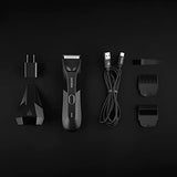 MANSCAPED® The Lawn Mower™ 4.0, Electric Groin Hair Trimmer, Replaceable SkinSafe™ Ceramic Blade Heads, Waterproof Wet/Dry Clippers, Rechargeable, Wireless Charging, Male Hygiene Grooming Razor