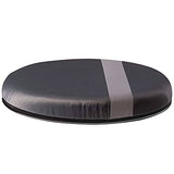 HealthSmart 360 Degree Swivel Seat Cushion, Chair Assist for Elderly, Swivel Seat Cushion for Car, Twisting Disc, Gray Stripe, 12.5 Inches in Diameter