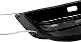 Avalanche Brands - Classic Downhill Toboggan Snow Sled Includes Pull Rope and Handles (Black 35")