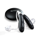 Byroncare Hearing Aids For Seniors Severe Hearing Loss, Hearing Aids For Seniors & Adults Rechargeable With Noise Cancelling, Behind-The-Ear My Sense Digital Hearing Amplifiers devices With Charging Case (Black).