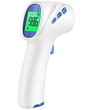 Forehead Thermometer for Adults and Kids, Digital Infrared Thermometer Gun with Fever Alarm, Fast Accurate Results, Easy for All Ages