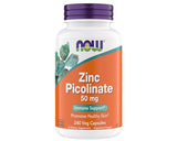 Now Supplements, Zinc Picolinate 50 mg, Supports Enzyme Functions, Immune Support, Non-GMO, Kosher, Suitable for Vegans - 240 Vegetarian Capsules (Pack of 1)