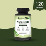 Better Alt Moringa Capsules, 120| Rich in Calcium |100% Pure Moringa Leaf Powder Supplements | Vitamin C Powerhouse & Green Superfood| Gluten Free Moringa Powder Supplements