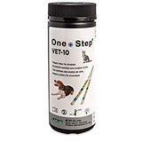 One Step Pet Urine Testing Strips, 100 x Urinalysis Parameter Tests for Dogs, Cats, Vets & Animals. Accurate Testing for Veterinarians Detects UTI, Diabetes, Bladder, Kidney, Liver, SG, pH, Glucose