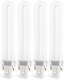 PACETAP 9W Bulbs 21050 Replacement for DynaTrap Models DT3009, DT3019 and DT3039, U Shape Replacement Bulbs Light for DynaTrap (4 Pack)