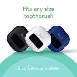 Bril UV-C Toothbrush Sanitizer, Portable Sterilizer, Cover, Holder, and Case for Any Size Toothbrush, Navy