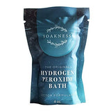 Hydrogen Peroxide Bath Epsom Salts for Soaking for Pain - Dead Sea Salt, Clay, Eucalyptus, Colloidal Oatmeal Bath, Energize and Detox Bath (6) Pack