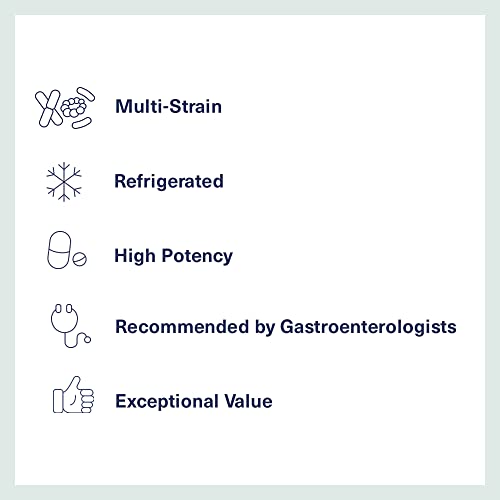 VSL#3 Probiotics Medical Food for Gut Health Dietary Management, High Potency 112.5 Billion CFU Dose, 1 Gastro Recommended Multi-Strain Probiotic, 60 Pack Capsules